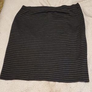 Black and Gray striped skirt